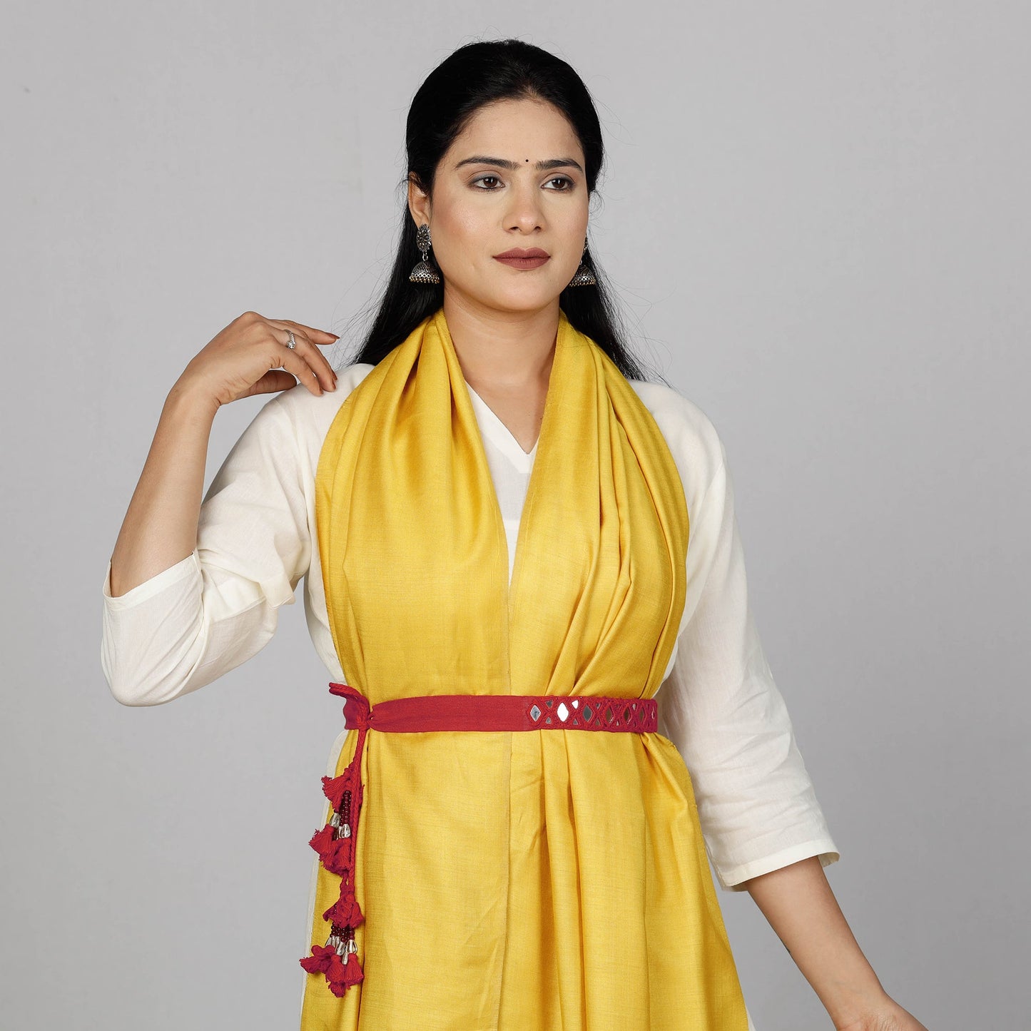  Kutch Embroidery Mirror Work Fabric Belt 