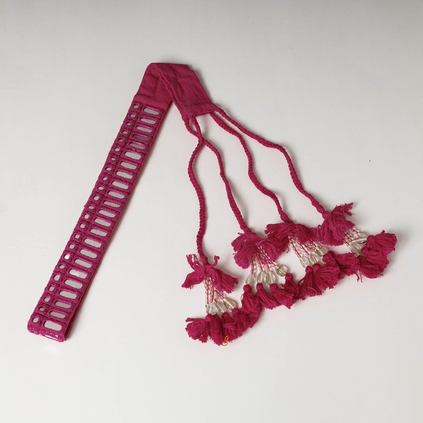  Mirror Work Kutch Embroidery Fabric Belt 