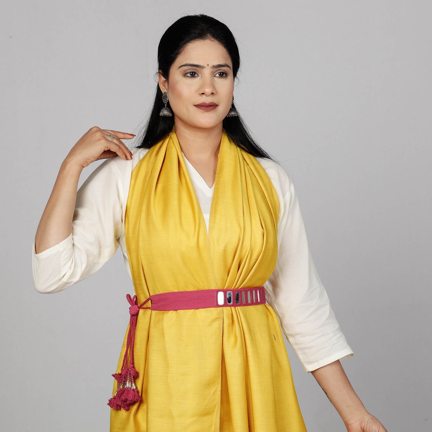  Kutch Embroidery Mirror Work Fabric Belt 