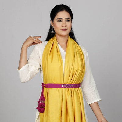  Mirror Work Kutch Embroidery Fabric Belt 