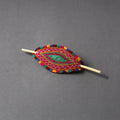  Kutch Embroidery Mirror Work Leather Hair Pin 