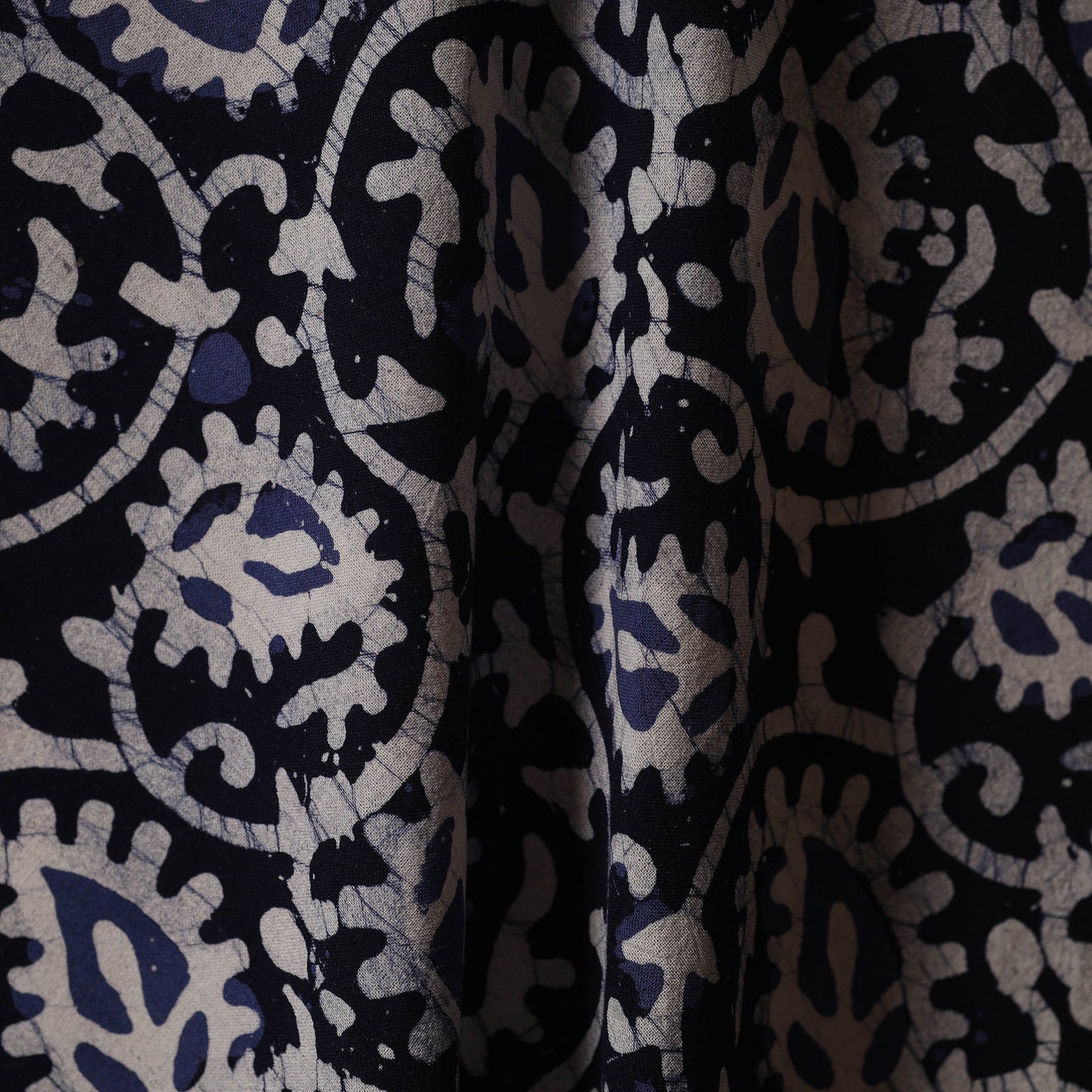 Kutch hand batik cotton fabric 24 - handcrafted