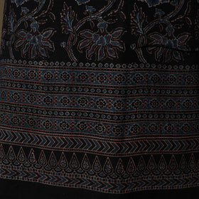 Kutch hand block ajrakh print natural dyed linen cotton 2pc