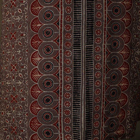 Kutch hand block ajrakh print natural dyed linen cotton 2pc