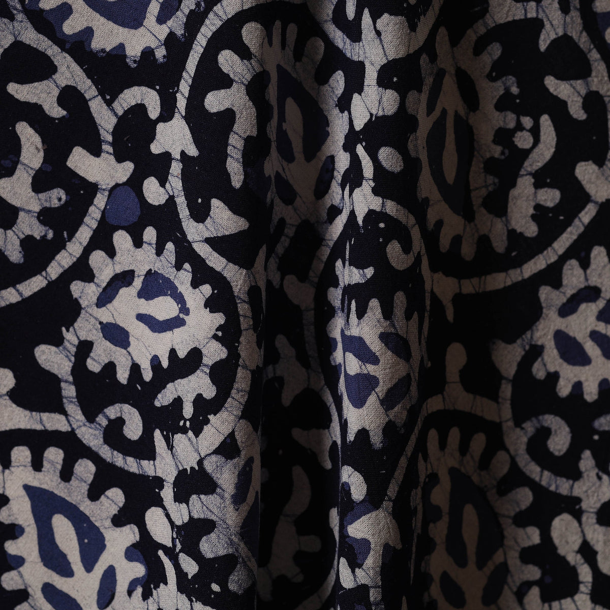 Kutch hand batik cotton fabric 24 - handcrafted