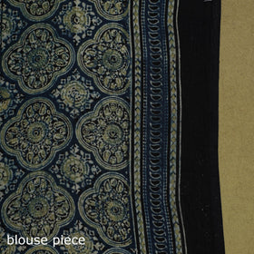 Kutch hand block print natural dyed pure mul cotton ajrakh