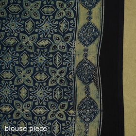 Kutch hand block print natural dyed pure mul cotton ajrakh