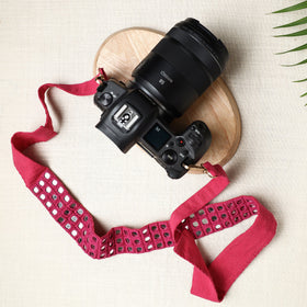  Mirror Work Kutch Embroidery Fabric Camera Belt 