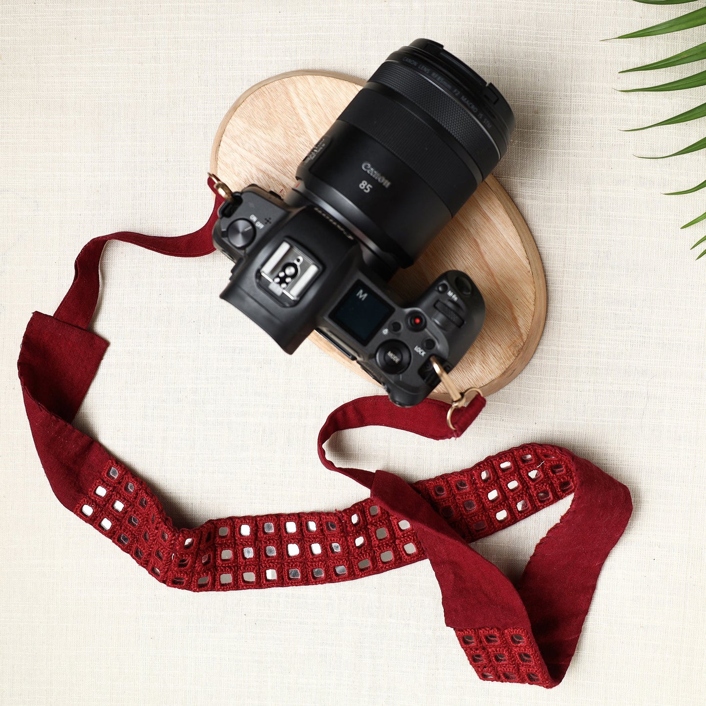  Mirror Work Kutch Embroidery Fabric Camera Belt 