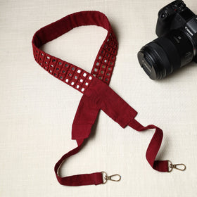  Mirror Work Kutch Embroidery Fabric Camera Belt 