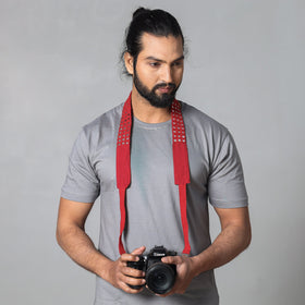  Mirror Work Kutchi Embroidery Fabric Camera Belt 