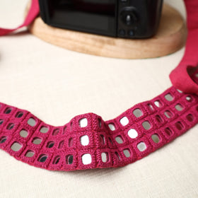  Mirror Work Kutch Embroidery Fabric Camera Belt 