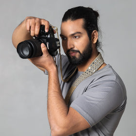  Mirror Work Kutch Embroidery Fabric Camera Belt 