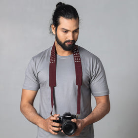  Mirror Work Kutchi Embroidery Fabric Camera Belt 