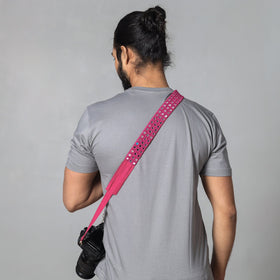  Mirror Work Kutch Embroidery Fabric Camera Belt 