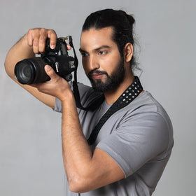  Mirror Work Kutchi Embroidery Fabric Camera Belt 