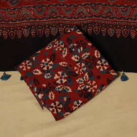 Kutch hand natural dyed 3pc unstitched dress material 32