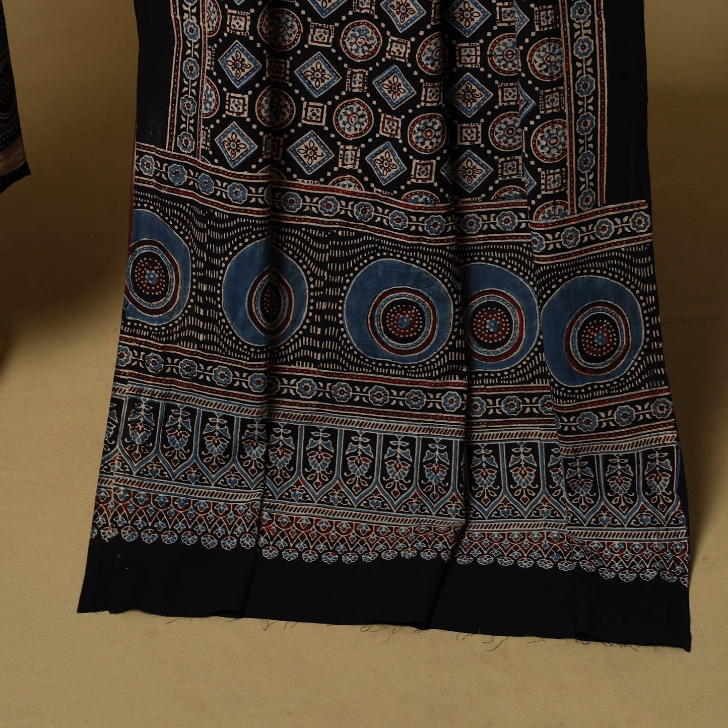 Kutch hand natural dyed cotton 2pc unstitched dress