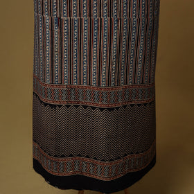 Kutch hand natural dyed cotton 2pc unstitched dress