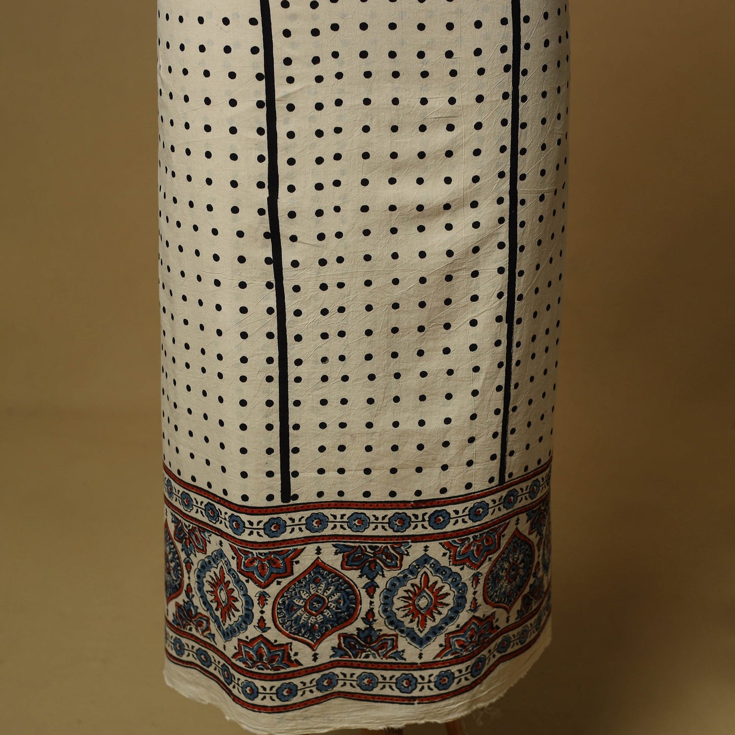 Kutch hand natural dyed cotton 2pc unstitched dress