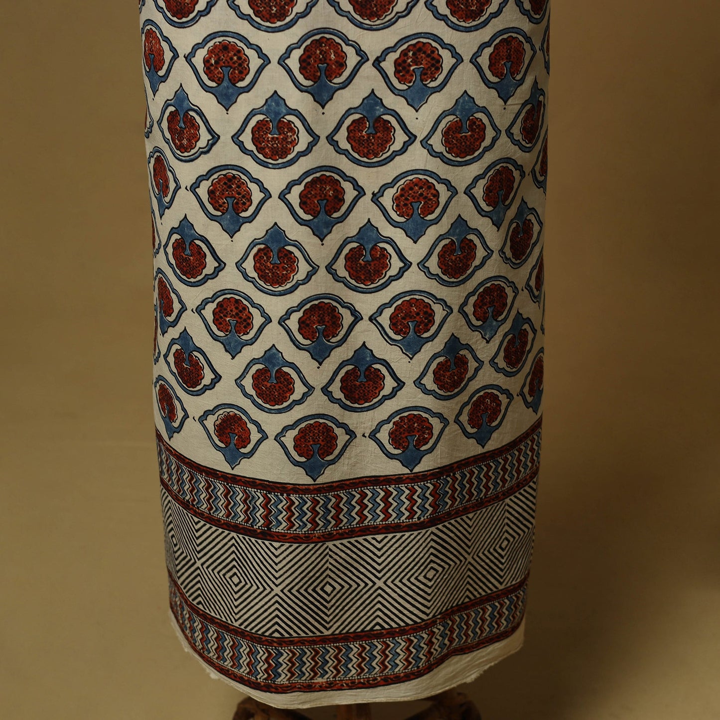 Kutch hand natural dyed cotton 2pc unstitched dress