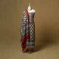 Kutch hand natural dyed cotton 2pc unstitched dress