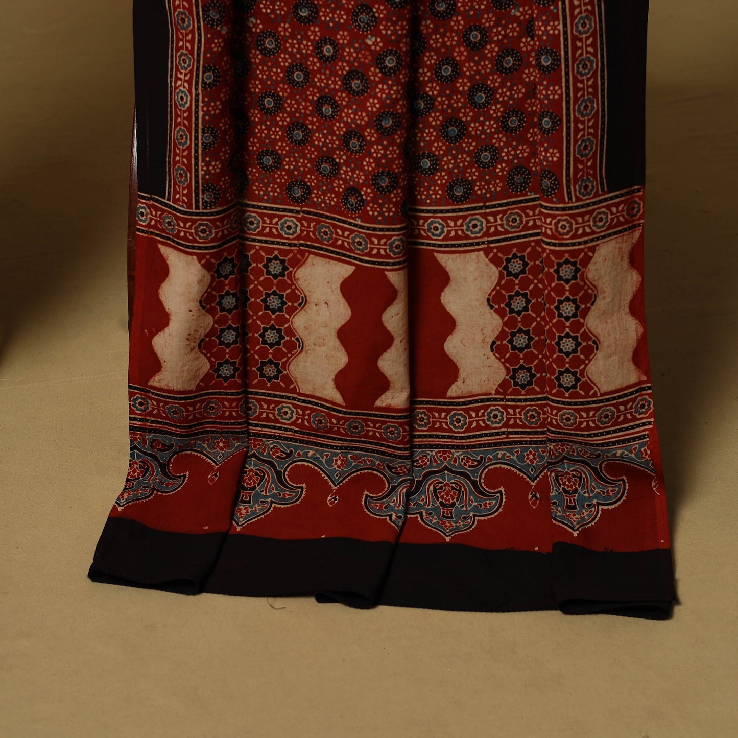 Kutch hand natural dyed cotton 2pc unstitched dress