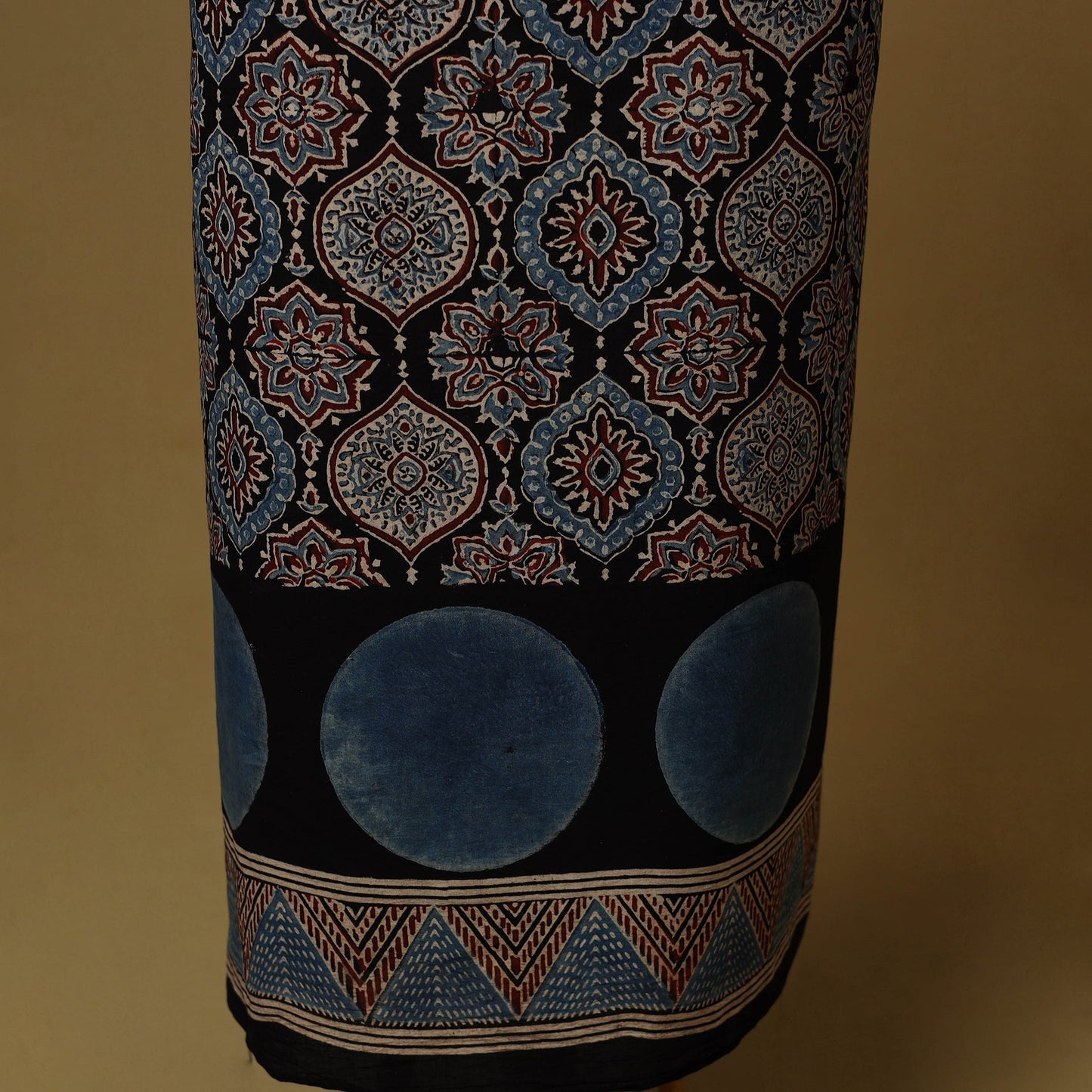 Kutch hand natural dyed cotton 2pc unstitched dress