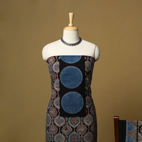 Kutch hand natural dyed cotton 2pc unstitched dress