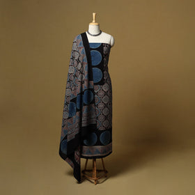 Kutch hand natural dyed cotton 2pc unstitched dress