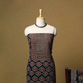 Kutch hand natural dyed cotton 2pc unstitched dress