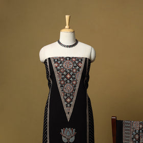 Kutch hand natural dyed cotton 2pc unstitched dress