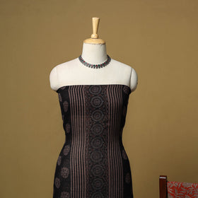 Kutch hand natural dyed kota doria cotton 3pc unstitched