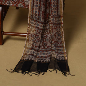 Kutch hand natural dyed kota doria cotton 3pc unstitched