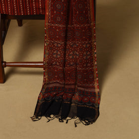 Kutch hand natural dyed kota doria cotton 3pc unstitched