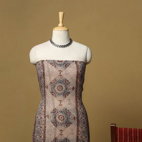 Kutch hand natural dyed kota doria cotton 3pc unstitched