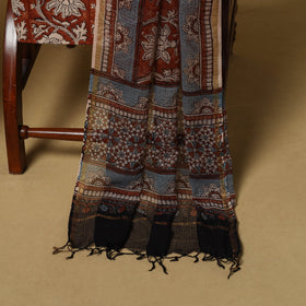 Kutch hand natural dyed kota doria cotton 3pc unstitched