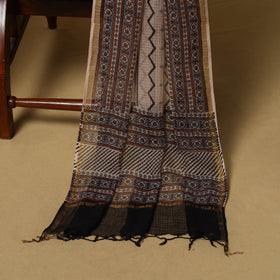 Kutch hand natural dyed kota doria cotton 3pc unstitched