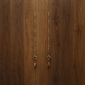 Kutch handmade bead work hanging (set of 2) 32 - handcrafted
