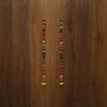 Kutch handmade bead work hanging (set of 2) 36 - handcrafted