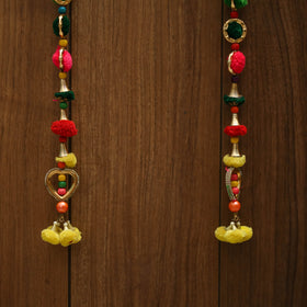 Kutch handmade bead work hanging (set of 2) 36 - handcrafted