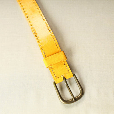  Mirror Work Kutch Embroidery Pure Leather Belt 