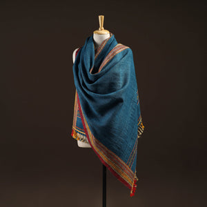 Kutch handspun handwoven desi wool shawl 39 - handcrafted
