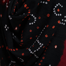 Kutch handwoven bandhani merino wool shawl 02 - handcrafted