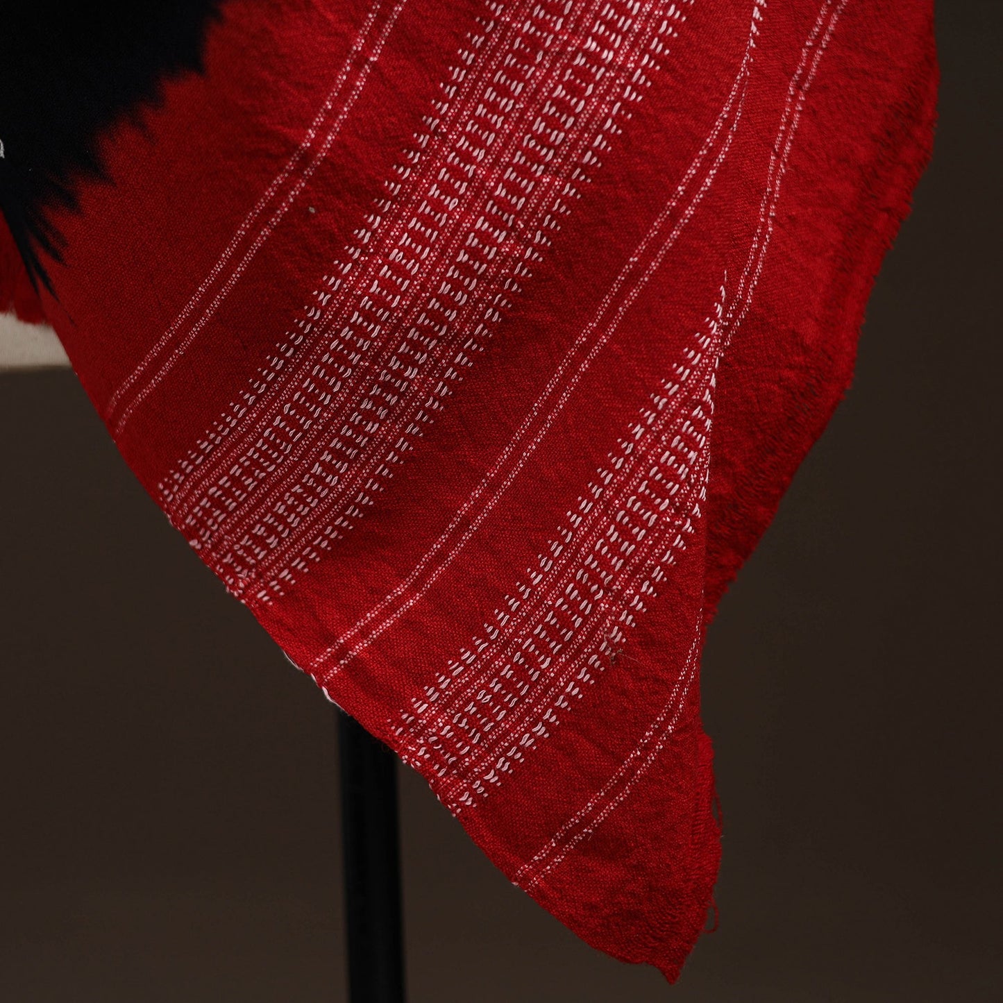 Kutch handwoven bandhani merino wool shawl 03 - handcrafted