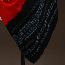 Kutch handwoven bandhani merino wool shawl 04 - handcrafted