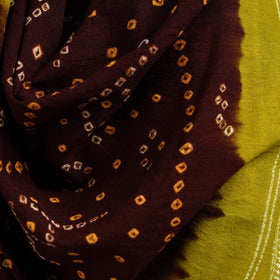 Kutch handwoven bandhani merino wool shawl 07 - handcrafted
