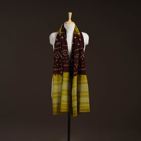 Kutch handwoven bandhani merino wool shawl 07 - handcrafted