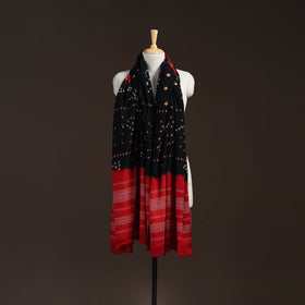 Kutch handwoven bandhani merino wool shawl 21 - handcrafted
