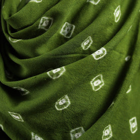 Kutch handwoven merino wool bandhani tie-dye shawl 130